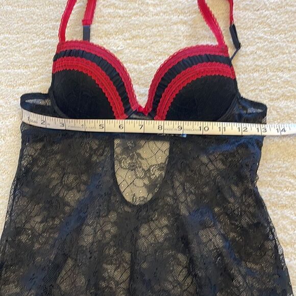 Black Lace Teddy Size S - New without Tags - Picture 4 of 6